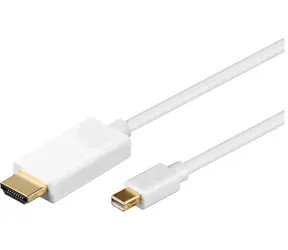 MicroConnect Mini DP 1.2 - HDMI Kabel M-M / 3m / 1920x1080 / bílá