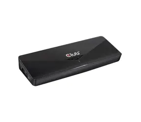 Club3D CSV-3103D dokovací stanice Dual Display / 4K / DP / HDMI / DVI-I / 3x USB 3.0 / RJ45 / 3.5 audio jack