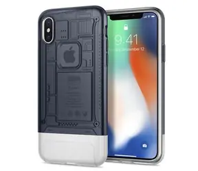 Spigen Classic C1 ochranný kryt pro Apple iPhone X grafitově černá