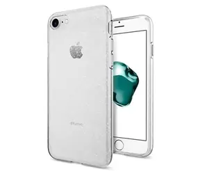 Spigen Liquid Crystal Glitter zadní kryt pro Apple iPhone 7 & 8 průhledný s třpytkami