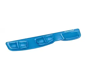 Fellowes Health-V CRYSTAL Microban modrá / Opěrka zápěstí ke klávesnici gelová 