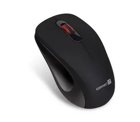 CONNECT IT MUTE černá / Bezdrátová optická  myš / 1200 DPI / 3 tlačítka / 2.4GHz / 1xAA