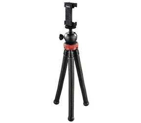 Hama FlexPro 3v1 27cm červená / stativ pro fotoaparáty & GoPro kamery a smartphone