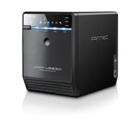 Fantec QB-35US3-6G černá / externí skříň pro 4x 3.5" SATA HDD / USB 3.0 & eSATA