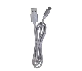ALIGATOR TUBA 2A nabíjecí kabel microUSB šedý
