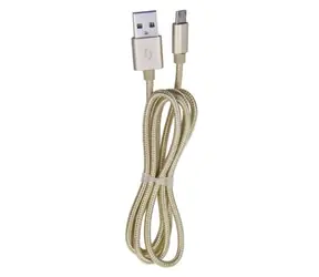 ALIGATOR TUBA 2A nabíjecí kabel microUSB zlatý