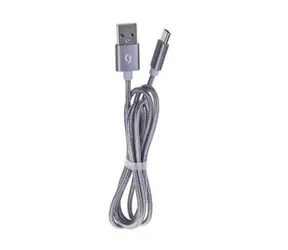 ALIGATOR TUBA 2A nabíjecí kabel Lightning šedý