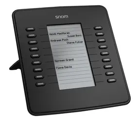 Snom D7 rozšiřující modul s LCD / pro D715 & D725 & D765 / programovatelné klávesy / černá / doprodej