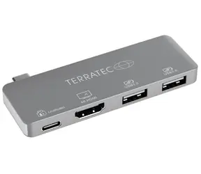 TERRATEC Connect C4 / adaptér USB Type-C na Type-C PD & HDMI & 2x USB3.0
