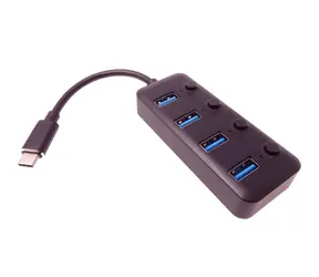 PremiumCord 5G SuperSpeed USB Hub / Type C na 4x USB 3.1 A