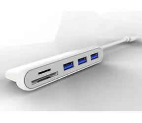 PremiumCord 5G SuperSpeed USB3.1 Typ-C hub / 3x USB3.0 / čtečka SD karet