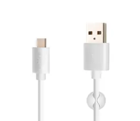 FIXED Dlouhý datový a nabíjecí kabel s konektorem USB-C 2 m bílá / 3A