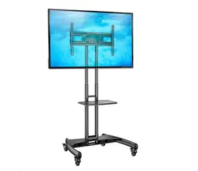 NB AVA1500 černá / profesionální TV stojan / mobilní / VESA 100x100 až 600x400