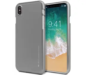 Mercury iJELLY METAL pouzdro pro Apple iPhone XS MAX šedá