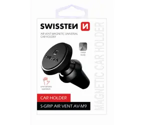 SWISSTEN S-GRIP AV-M9 černá / Magnetický držák do ventilace auta