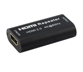 PremiumCord HDMI repeater černá / 4Kx2K@60Hz / až do 40m
