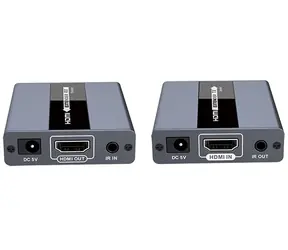 PremiumCord HDMI extender šedá / na 120m / přes jeden kabel Cat5, Cat6 / FHD 1080p