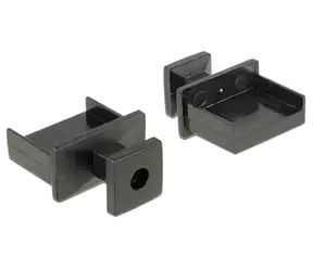 Delock Prachová záslepka pro USB Type-A samice s uchopením 10 kusů černá
