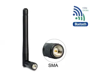 Delock WLAN 802.11 ac a b g n anténa SMA samec 2 dBi černá / všesměrová s otočným kloubem