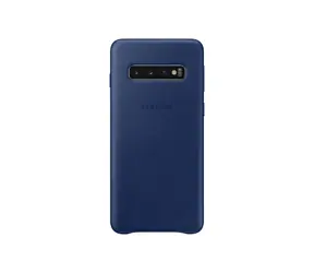 SAMSUNG Leather Cover kožený zadní kryt pro Samsung Galaxy S10 modrá (Navy)