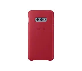 SAMSUNG Leather Cover kožený zadní kryt pro Samsung Galaxy S10e červená