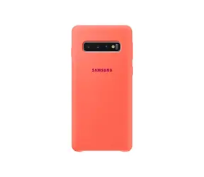 SAMSUNG Silicon Cover zadní kryt pro Samsung Galaxy S10 růžová (Berry Pink) 
