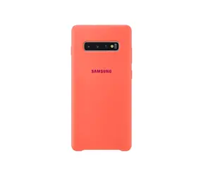 SAMSUNG Silicon Cover zadní kryt pro Samsung Galaxy S10 Plus růžová (Berry Pink) 