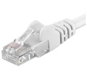 PremiumCord UTP CAT5E 5m / Patch kabel / RJ45-RJ45 / bílá