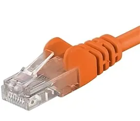 PremiumCord UTP CAT6 7m oranžová / Patch kabel / RJ45-RJ45