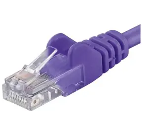 PremiumCord UTP CAT6 7m fialová / Patch kabel / RJ45-RJ45