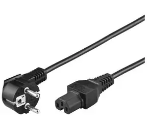 MicroConnect Power Cord IEC320 - C15 3m / napájecí kabel / 3m
