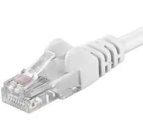 PremiumCord SFTP CAT6A 0.5m bílá