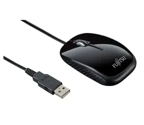 Fujitsu Mouse M420 černá / Optická myš / 1000DPI / 3 tlačítka / 1 kolečko / drátová (USB) 