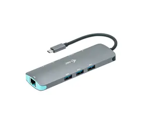 i-tec USB-C Metal Nano Docking Station 4K HDMI LAN + Power Delivery 100W