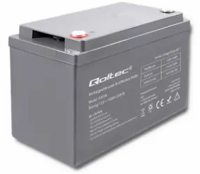 Qoltec baterie AGM 100Ah / 12V / max.30A