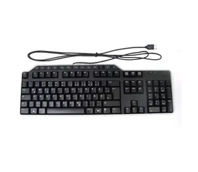 DELL KB-522 US černá / Multimediální klávesnice / US / QWERTY / USB / 1.8 m