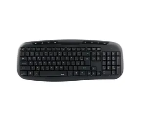 Hama Cellino klávesnice černá / drátová / USB / voděodolná / CZ+SK