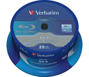 VERBATIM BD-R SL 6x 25GB 25 kusů / Blu-ray