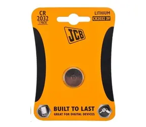 JCB knoflíková lítiová baterie CR2032 blister 1 ks