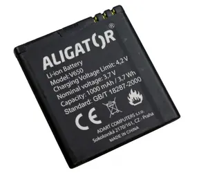 ALIGATOR originální baterie pro V650 / Li-Ion 1000 mAh