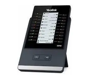 YEALINK EXP40 černá / rozšiřující modul pro Yealink T45G a T48G / 160x320px / 20 programovatelných tlačítek