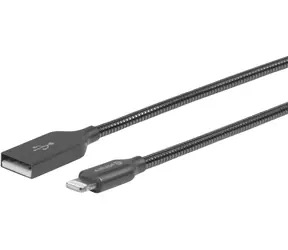 eSTUFF Lightning kabel 0.5m šedá / USB / MFI