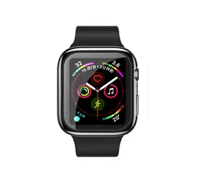 USAMS BH486 TPU Full Protective Pouzdro pro Apple Watch 44mm černá
