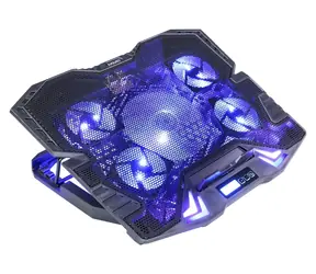 EVOLVEO ANIA 5 černá / chladicí podstavec pod notebooky 11" - 15.6" / 4x 60 mm & 1x 120 mm / 1000-2500 RPM / modré sv.