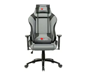 Red Fighter C3 herní křeslo šedá / látkový potah / odnímatelné polštářky / nosnost 150kg