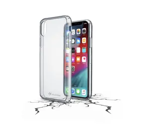 Cellularline CLEAR DUO Zadní čirý kryt s ochranným rámečkem pro Apple iPhone XS Max
