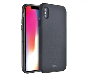 Uniq Hybrid Lithos -  Charcoal pouzdro pro Apple iPhone XS & X černá