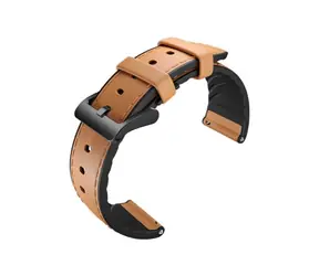 TicWatch Hybrid Strap GRBR / náhradní řemínek / šedo-hnědá