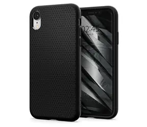 Spigen Liquid Air zadní kryt pro Apple iPhone XR černá