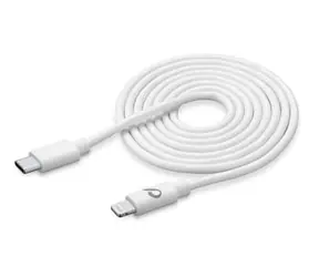 CellularLine USB-C datový kabel s konektorem Lightning 200 cm bílá